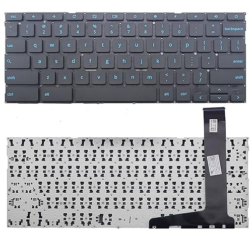 New US Laptop Keyboard (Without Frame) Replacement for ASUS Chromebook C202 C202S C202SA C202SA-YS01 C202SA-YS02 C201 C201P C201P-DS01 C201PA