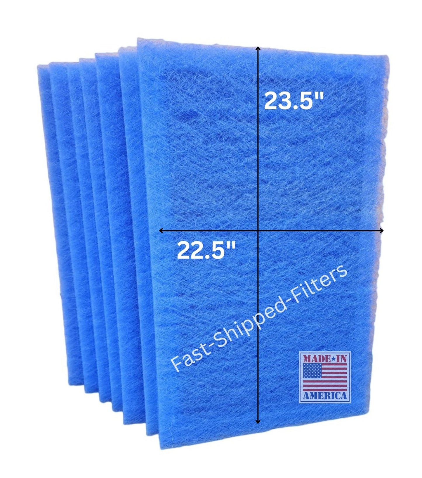 Fast-Shipped-Filters 7 Pack 25x25 Replacement Filter Pads Compatible with Dynamic Electronic Air Cleaner 25x25 polarized pads refill