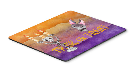Caroline's Treasures BB7461MP Halloween Trick or Treat Mouse Pad, Hot Pad or Trivet for Home Office Gaming Working Computers Laptop Mouse Mat,Washable