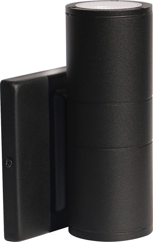 Nuvo 62/1138 LED Module LED Small Up or Down Sconce Fixture Black Finish, 1 Light 10W 120/277V