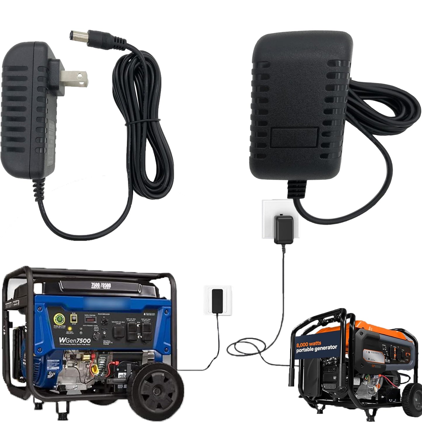 12V AC DC Adapter for Briggs & Stratton EXL8000 030244 Portable Generator