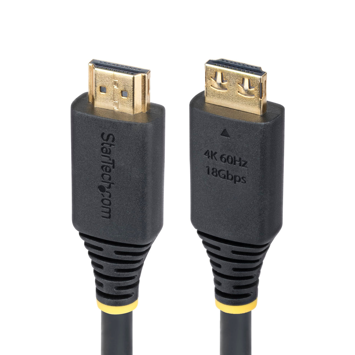 StarTech 8ft High Speed HDMI Cable with Gripping Connectors, 4K 60Hz