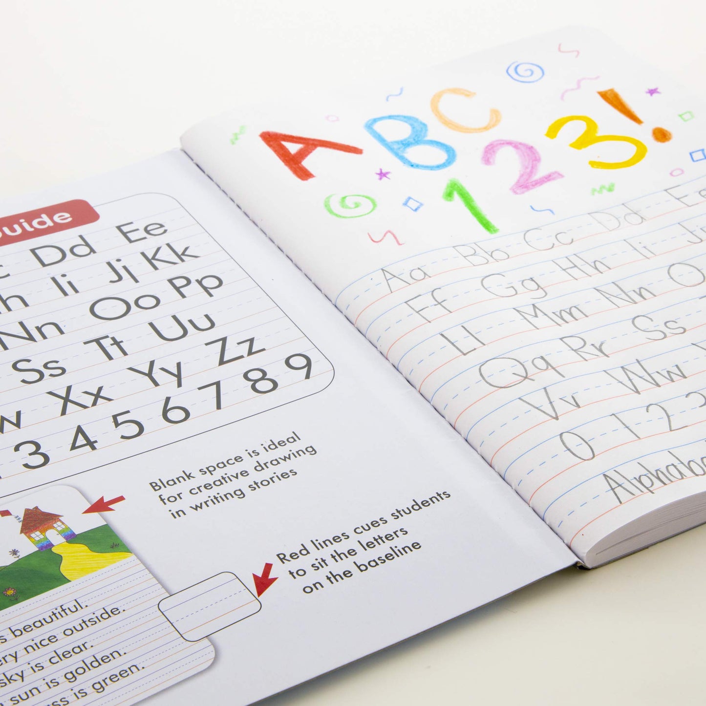 BAZIC PRODUCTS Primary Journal, Grades K-2, Draw & Write, 100 Ct