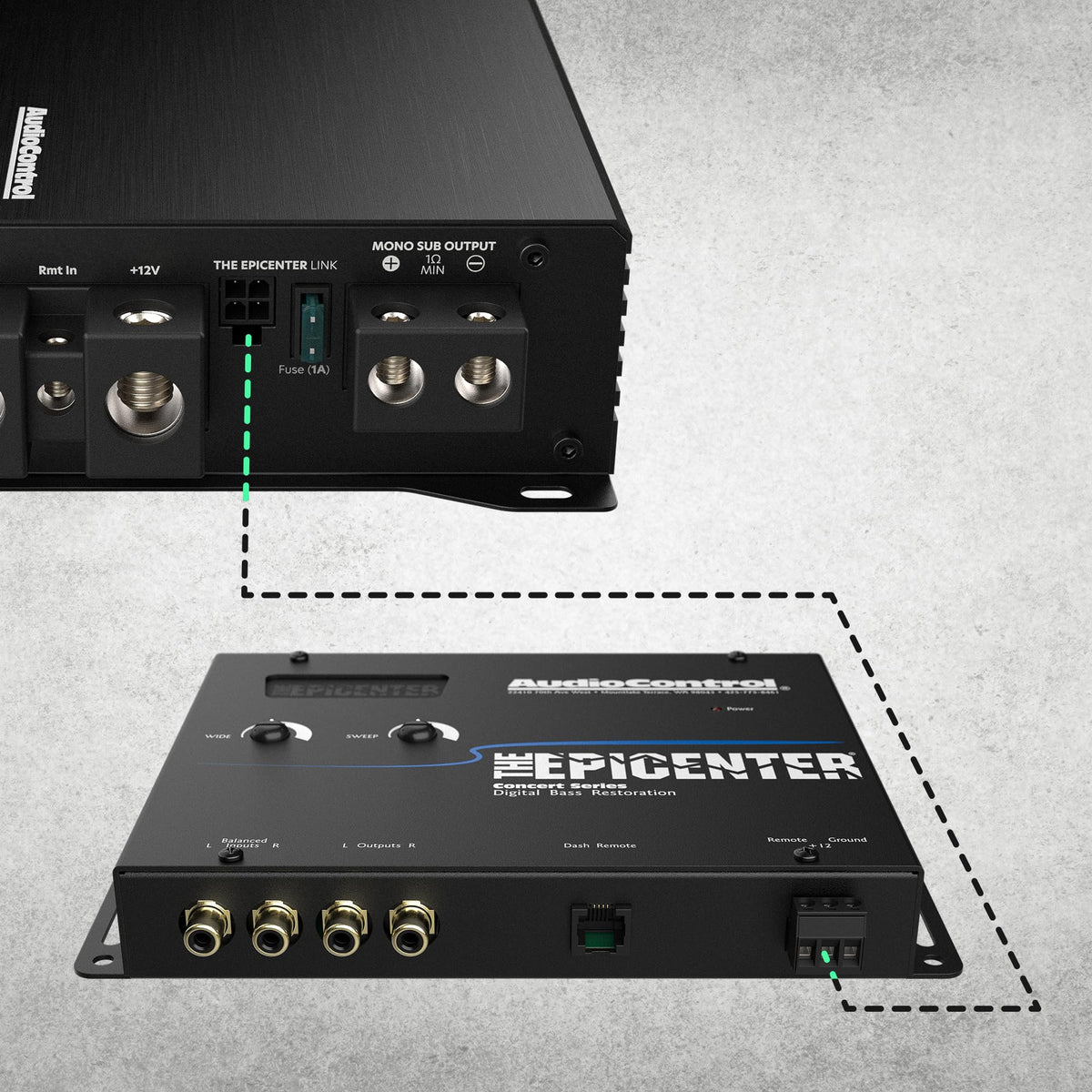 AudioControl The EPICENTER Concert Series Bass Restoration Processor, Black