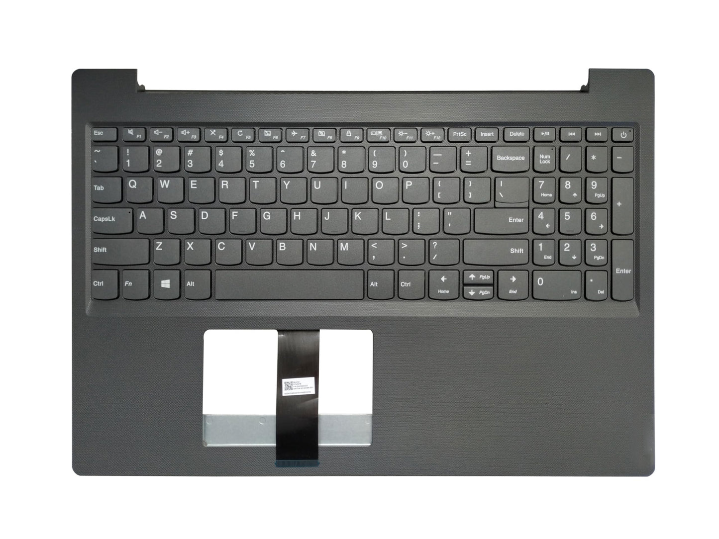 Laptop Keyboard Compatible for Lenovo IdeaPad L340-15API L340-15IWL US Layout Palmrest Upper Cover Case No Backlit AP1FD000200