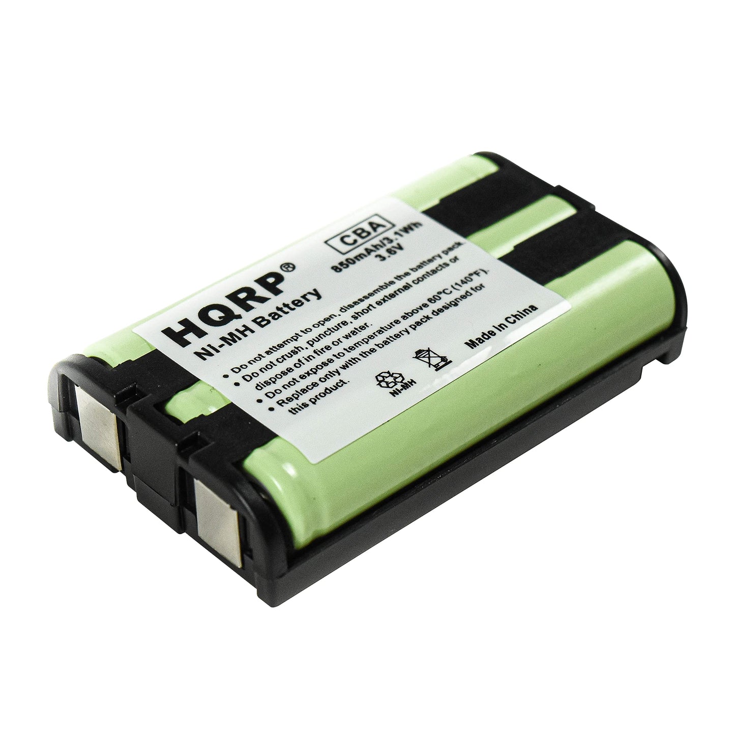 HQRP Telephone Battery Compatible with Panasonic KX-TG5632 KX-TG5633 KX-TG5634 KX-TG5651 KX-TG5652 KX-TG5653 Cordless Phone System