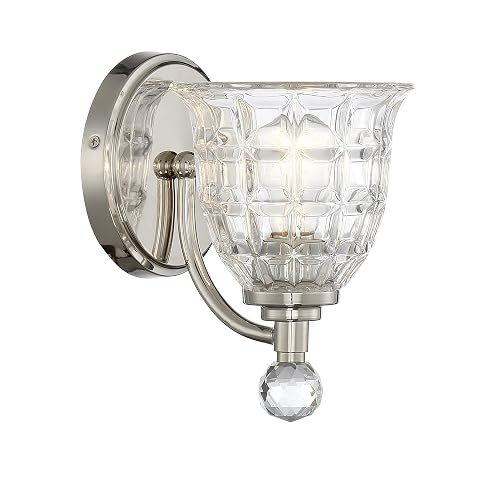 Savoy House 9-880-1-109 Birone Wall Sconce in Polished Nickel