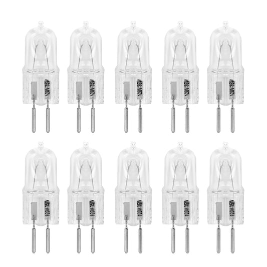 10 Pack Clear Dimmable T4 Q35/GY6.35/CL/120V GY6.35 JCD 35 Watt 35W 120 Volt Halogen Light Bulb Electric Wax Melter Plug Oil Warmer Aroma Tart