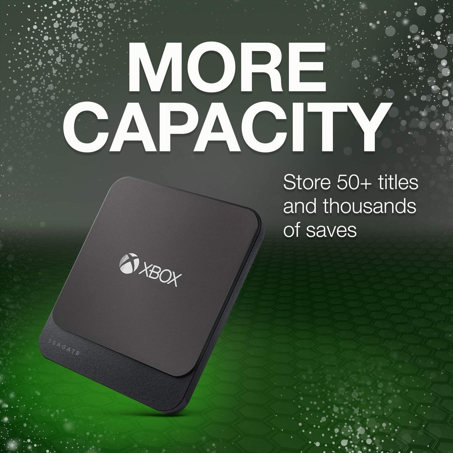 Seagate STHB500401 Game Drive for Xbox 500GB SSD External Solid State Drive, Portable USB 3.0 - Designed for Xbox One, 2 Month Xbox Game Pass