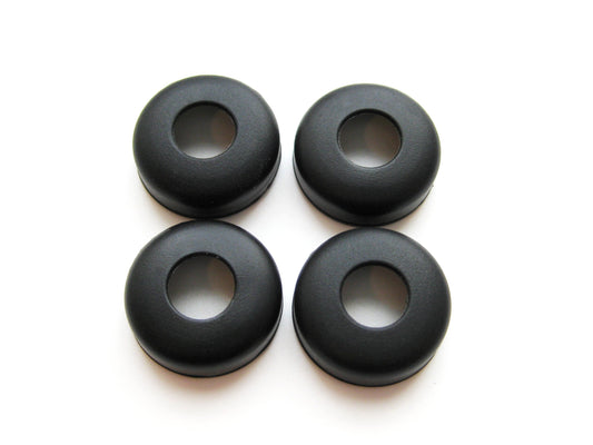 4 Black Earbuds Eartips Compatible with Motorola H270 H371 H375 H385 H390 H560 H620 H680 H681 H685 Headset Wireless Devices