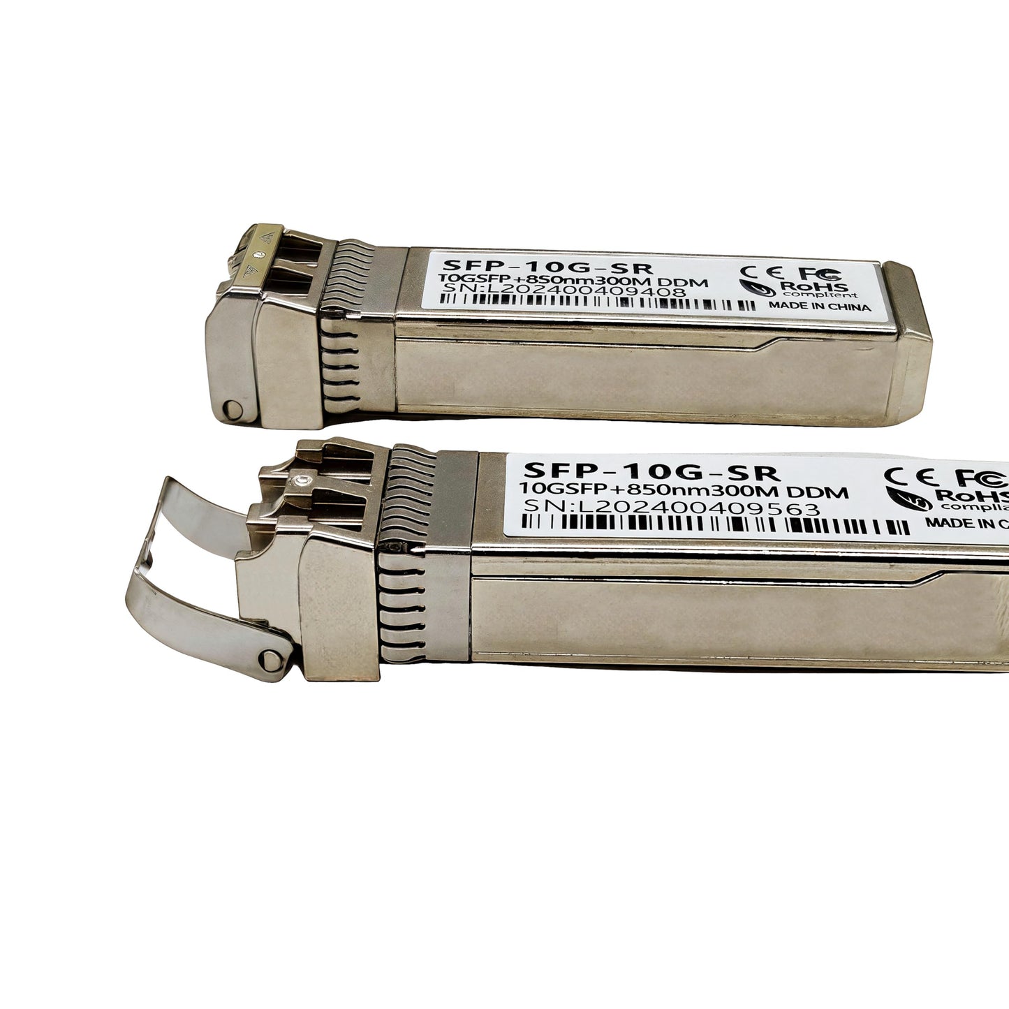 10G SFP+ Transceiver Module, 850nm Multimode, LC Connector, 300M Range,SFP Multi-Mode LC Module, SFP-10GB-SR,Compatible