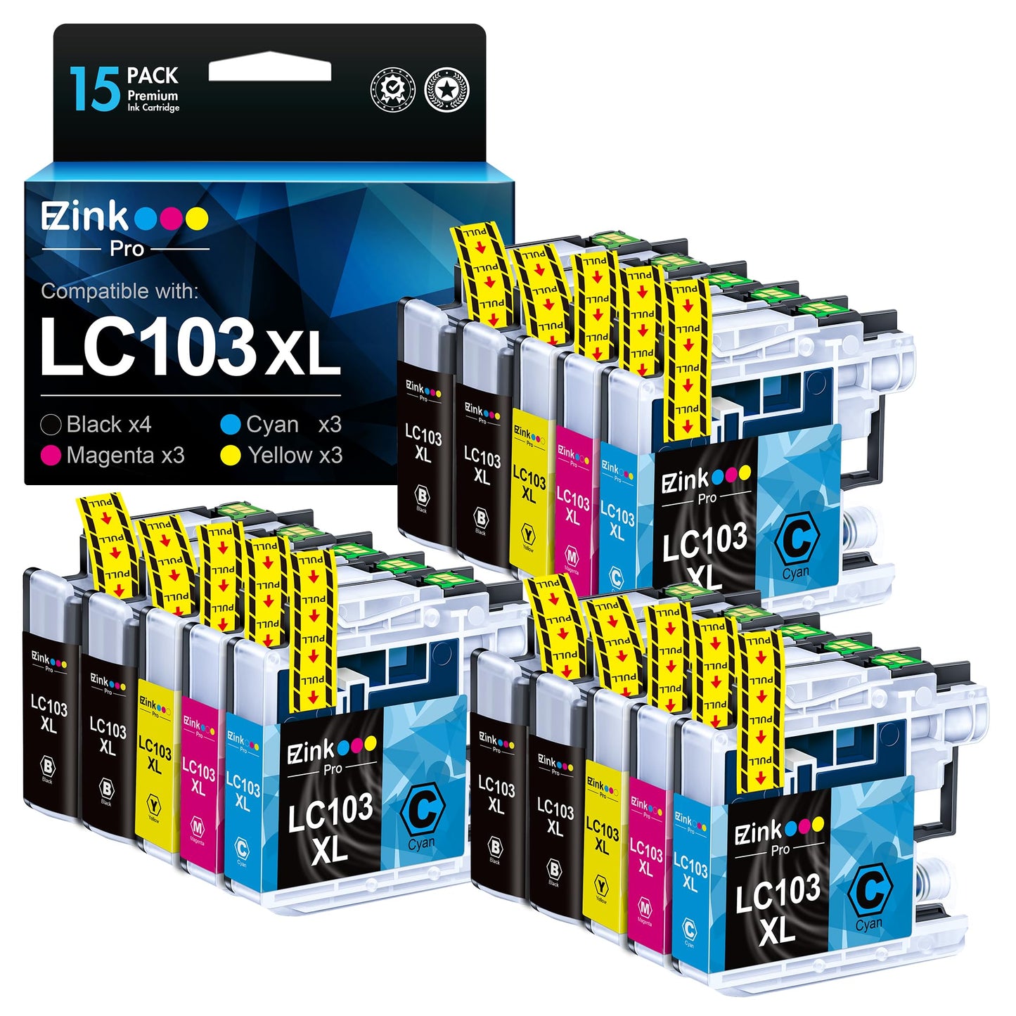 LC103XL Compatible for Brother LC103 Ink Cartridges for Brother Printer