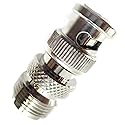 Kalibur KVAD1X BNC Male to UHF SO239 CB Radio Scanner Antenna Adapter
