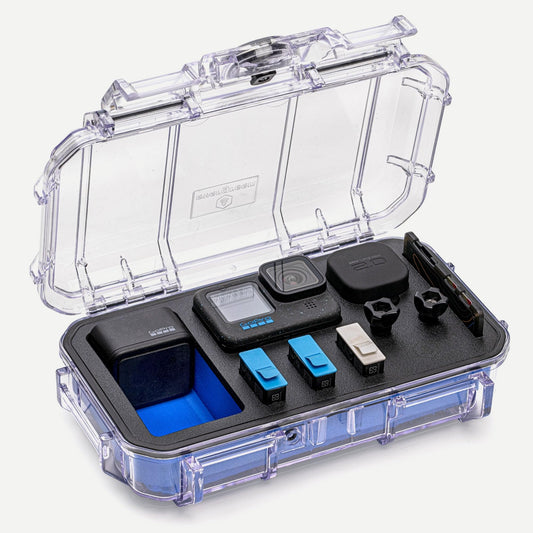 Evergreen Dry Box - Protective Case for GoPro | Compatible with GoPro Hero 9, 10, 11, 12 | Waterproof, Shockproof, Dustproof | Pre-Cut Battery Insert