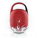 Nautica Nayman SP700 Portable Bluetooth Speaker, 16W Sound, Deep Bass, IPX7 Waterproof, 10H Playtime, RGB Light TWSPlus, Shower & Outdoor (Red)