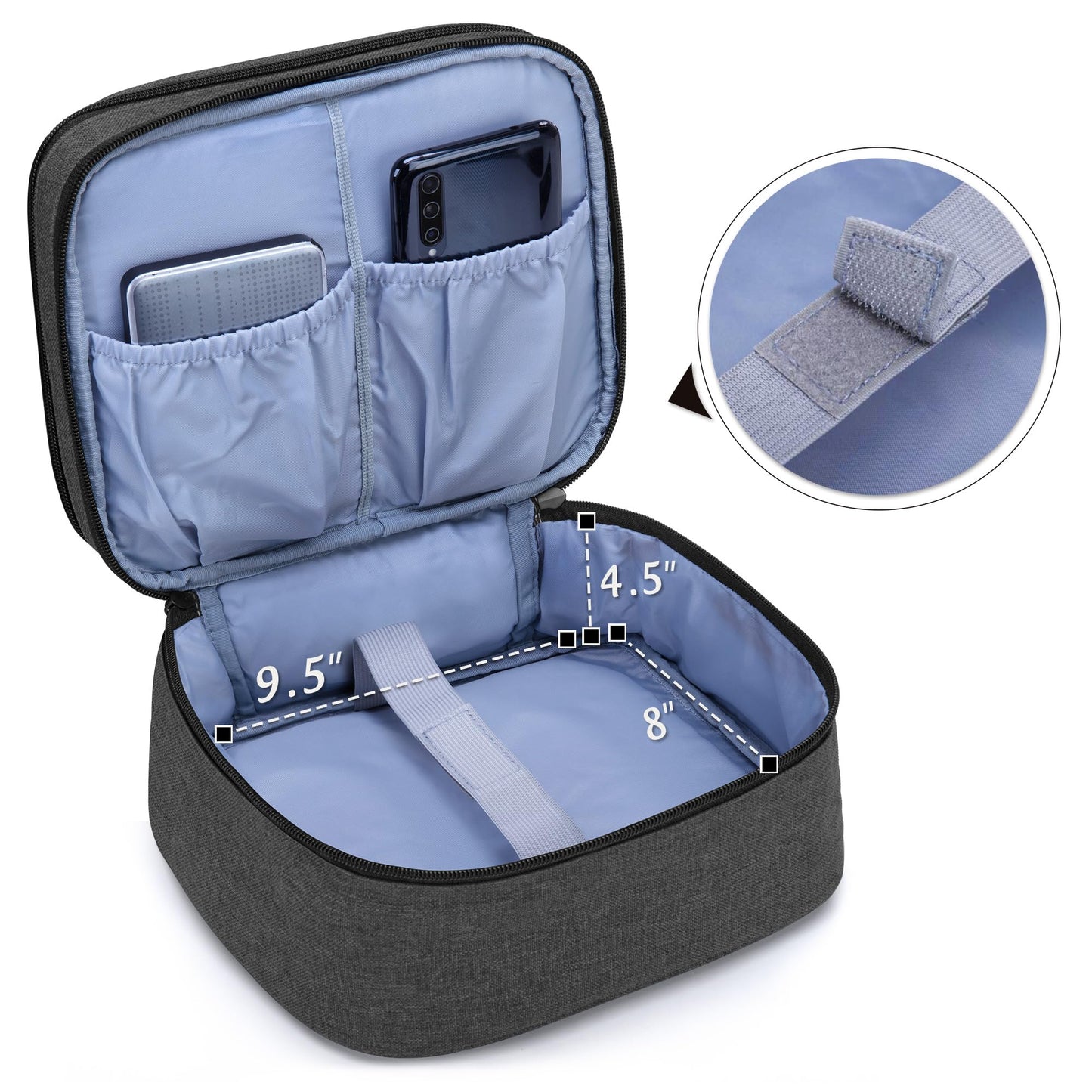 LUXJA Carrying Bag Compatible with DR.J Mini Projector, Portable Case for Mini Projector and Accessories, Black