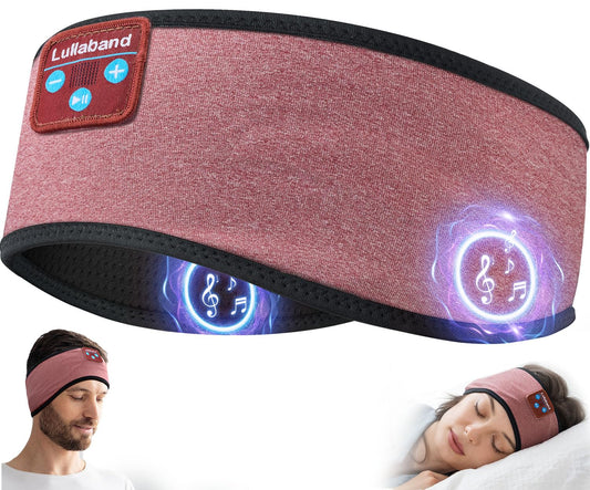 Lullaband Wireless Sleep Headphones Headband for Travel & Sleep - HiFi Stereo Bluetooth Headphones with 10-Hour Battery, Ideal for Yoga, Meditation…