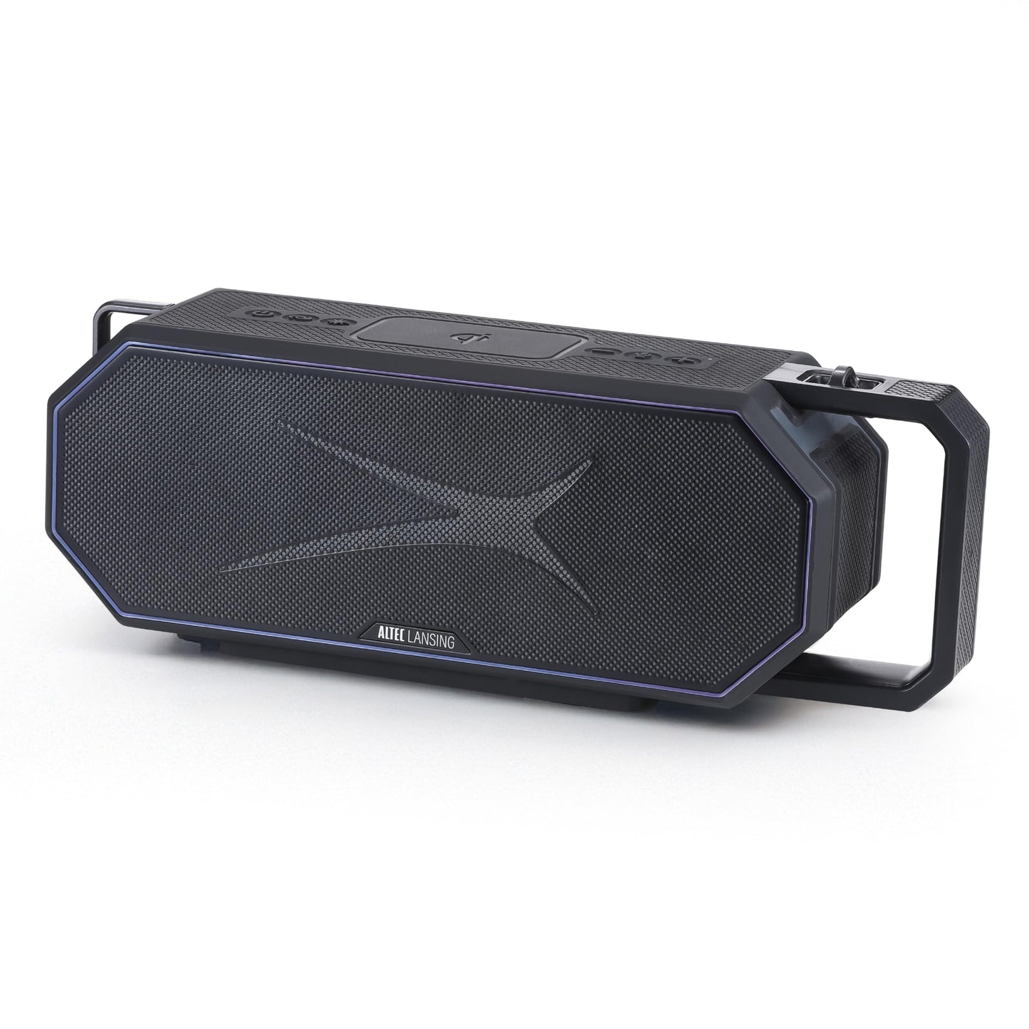 Altec Lansing Waterproof Bluetooth Speaker HYDRASHOCK 2.0 Series, 24W Output, IP67 Waterproof, Floats in Water, 20H Playtime, Party Sync, RGB Led