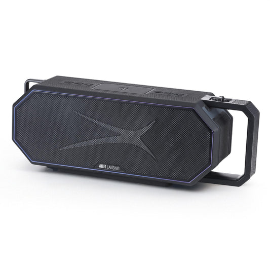 Altec Lansing Waterproof Bluetooth Speaker HYDRASHOCK 2.0 Series, 24W Output, IP67 Waterproof, Floats in Water, 20H Playtime, Party Sync, RGB Led