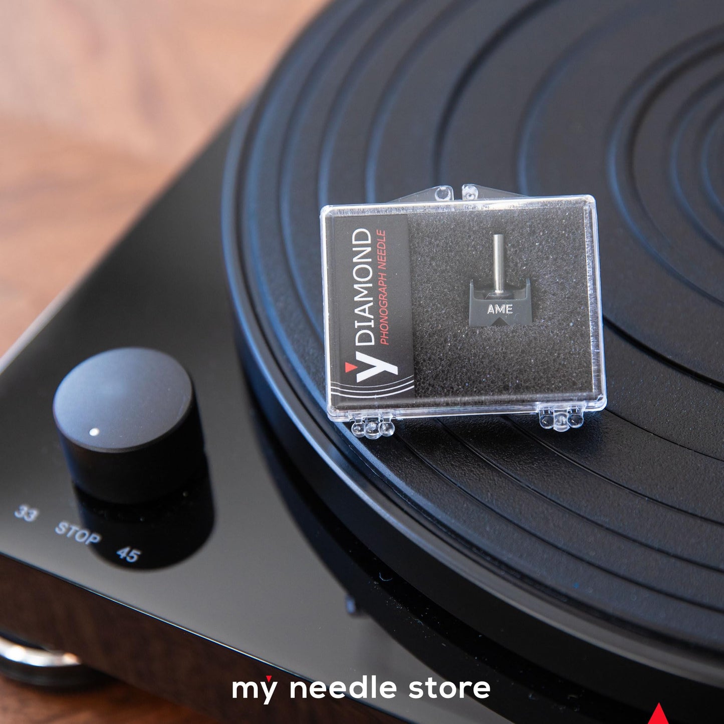 Turntable Needle Replacement for Pickering DATE2 Stylus and Compatible with Pickering V-15 / ATE Cartridges, with Nude Conical Diamond Tip, from My