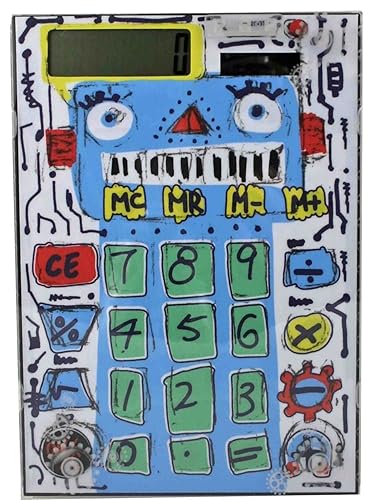 Cosa Nova Super Thin Big Retro Robot Calculator (Basquiat)