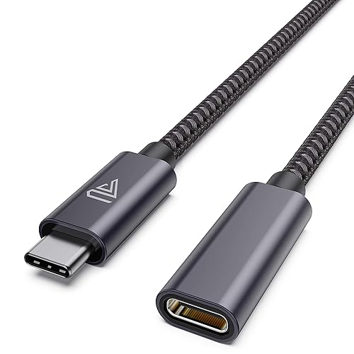 USB C Extension Cable (20Gbps/240W/3.3Ft), Faracent USB 3.2 Type C 3.1 Male to Female Extension Charging & Sync for iPhone 16 15 Pixel PSVR2 MacBook