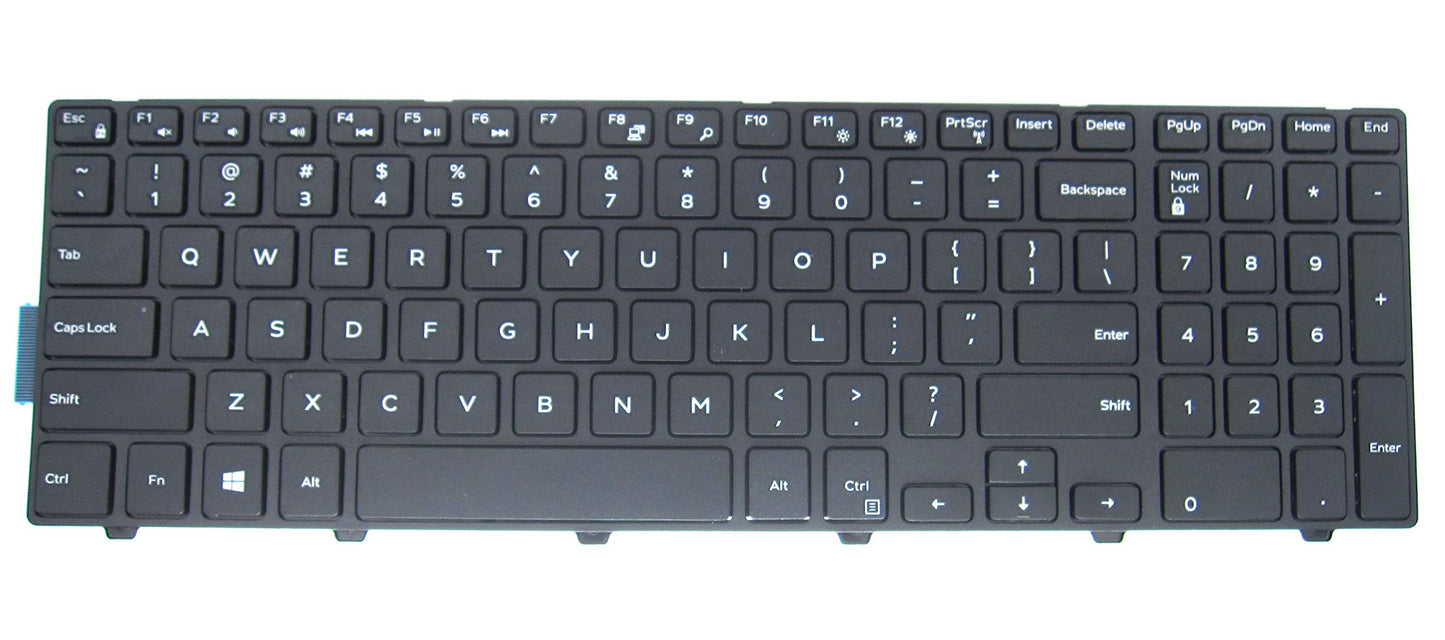 LeFix Replacement Non-Backlit Keyboard for Dell Inspiron 15 3542 3543 3551 3552 5542 5545 5547 5755 5551 5558 5552 5758 5759 7557 7559 5559| 17 5000