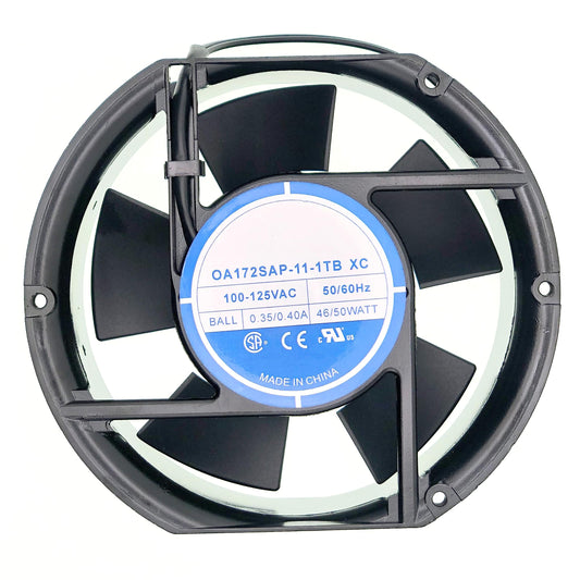 New Cooling fan For OA172SAP-11-1TB XC AC100-125V 0.35/.040A 46/50W 50/60Hz 2-Wire 17CM Size:172x150x51mm.