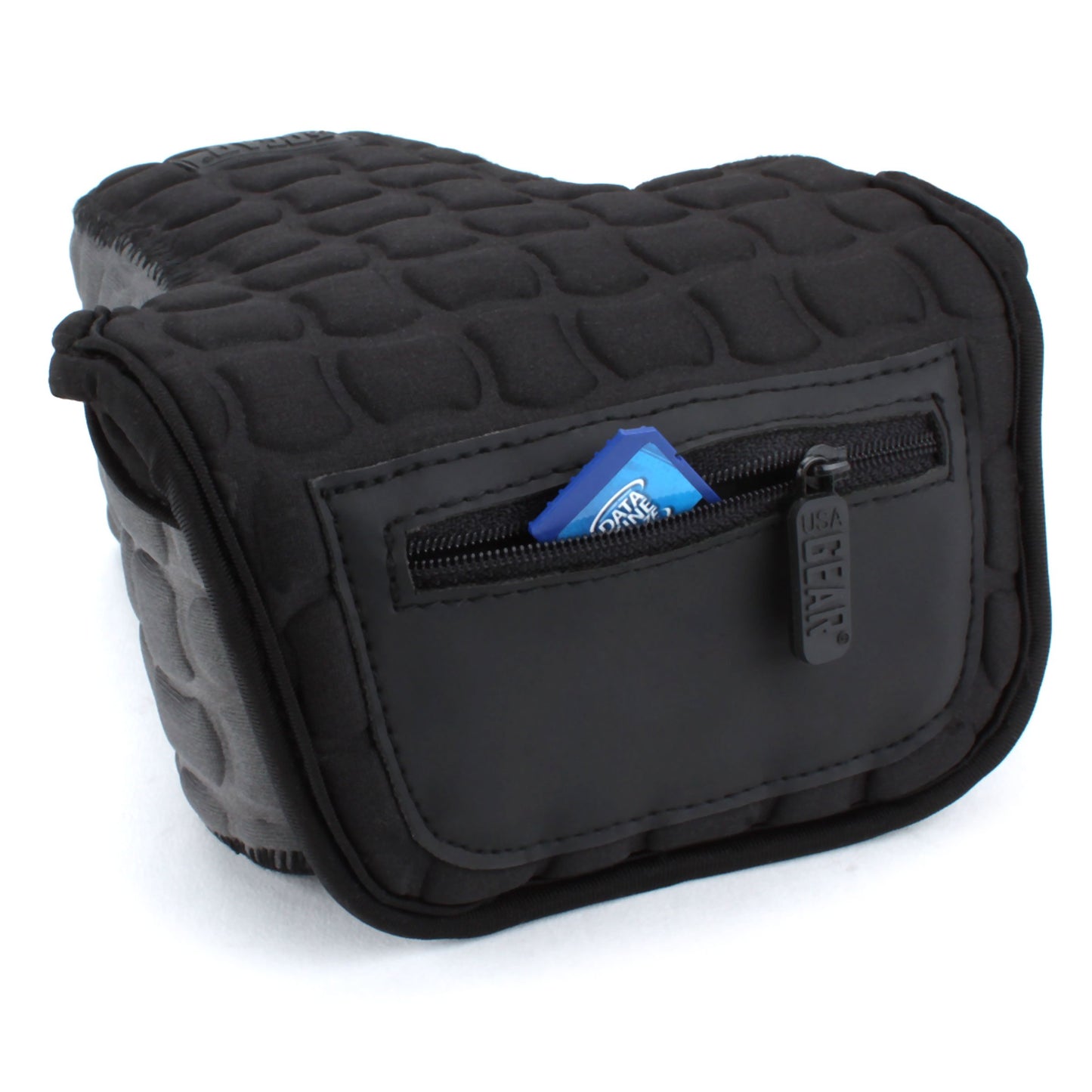 USA Gear Camera Sleeve (Medium) for Compact SLRs Compatible with Canon EOS R100 Nikon Z30 Sony ZV-E10, and more - Padded Neoprene DSLR Case