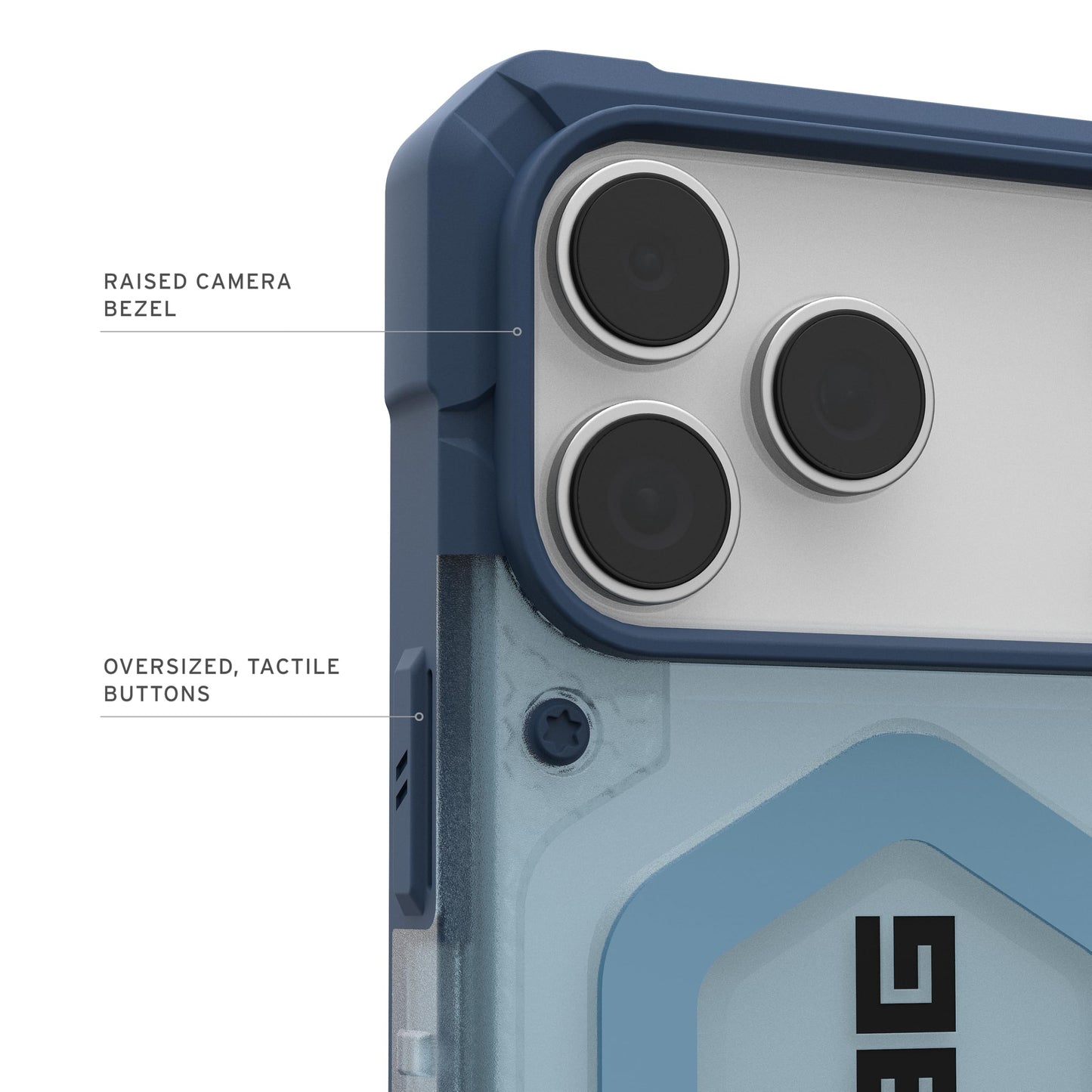 URBAN ARMOR GEAR UAG Designed for iPhone 17 Pro Max Case Pathfinder Clear + Wrist Lanyard Bundle - Compatible with MagSafe Military Grade Protective