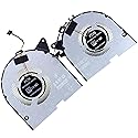 Deal4GO CPU Cooling Fan DFS200105200T FKTY w/GPU Fan DFS501105PR0T FKU0 for Lenovo Legion Y7000P Y540P Y545P 2019 (GTX1050)