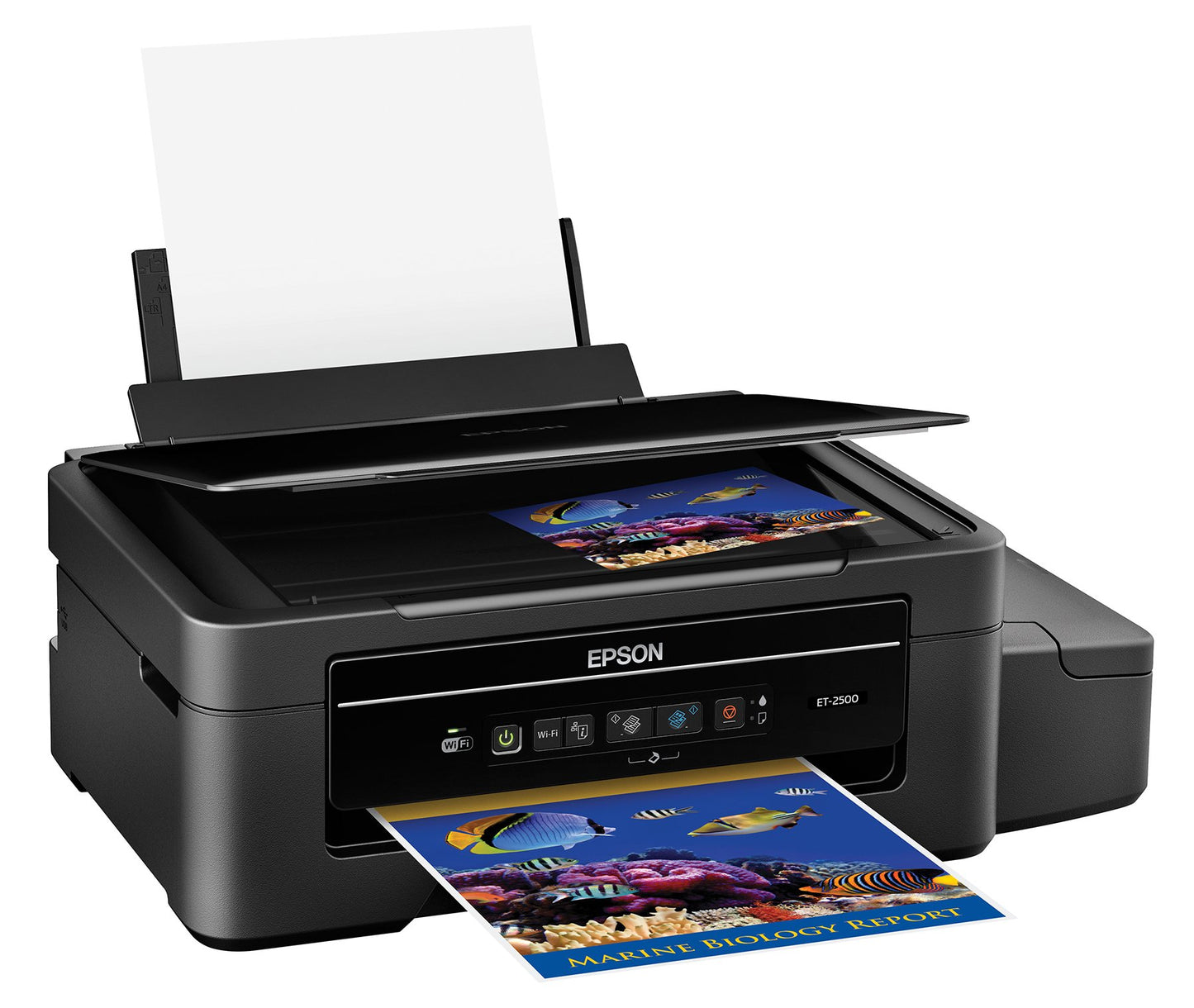 Epson Expression ET-2500 EcoTank Wireless Color All-in-One Supertank Printer with Scanner, Wi-Fi, Tablet and Smartphone (iPad, iPhone, Android)