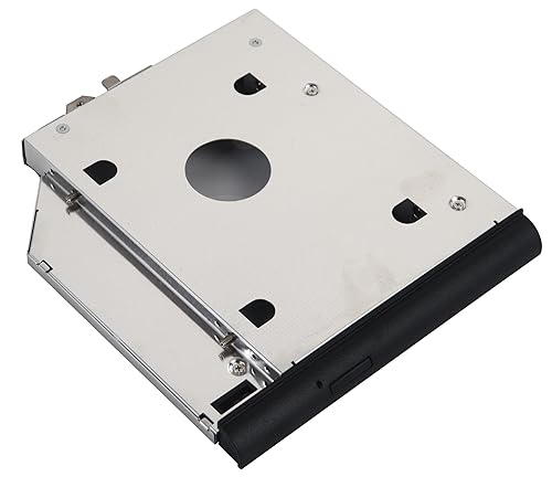 DY-tech 2nd HDD SSD Hard Drive Caddy for HP ProBook 6440b 6445b 6450b 6455b 6550b 6555b with Faceplate Bezel + Mounting Bracket
