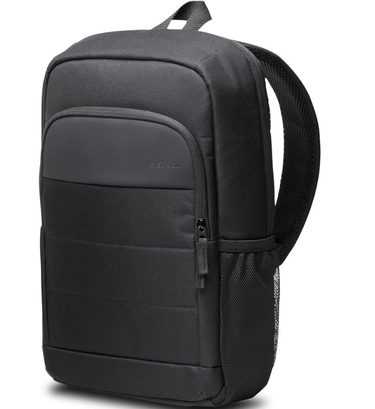Kensington EQ Backpack 16”, for 15.6 inch-16 inch Laptop, Padded Shoulder Straps, Side Pocket,(K60392WW), Black