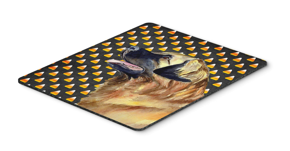 Caroline's Treasures LH9043MP "Leonberger Candy Corn Halloween Portrait Mouse Pad, Hot Pad or Trivet" for Home Office Gaming Working Computers Laptop