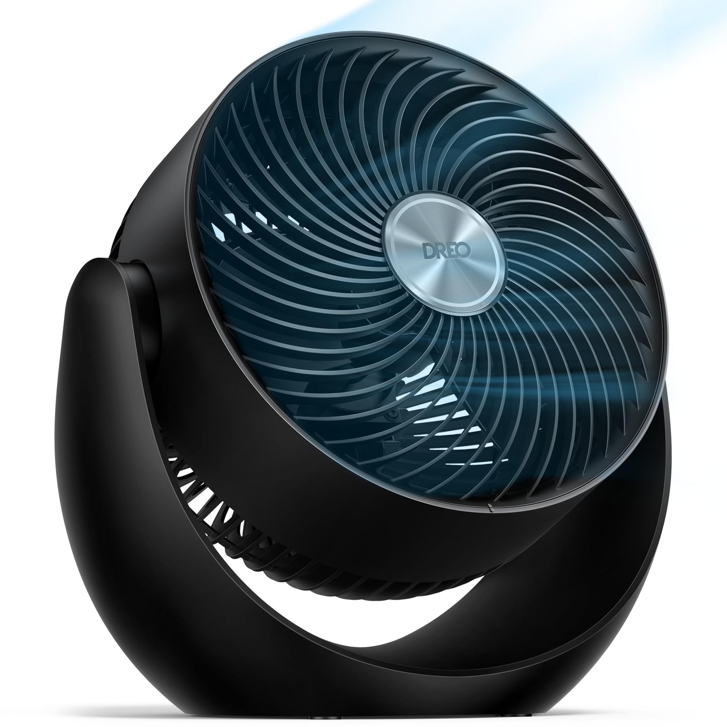 DREO Fan for Bedroom, Floor fans for Whole Room, 40ft Strong Airflow, 120° Adjustable Tilt, 28db Low Noise, Quiet, 11 Inch, 3 Speeds, 2025 New Air