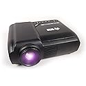EMB Home - EBP200 - Portable HDMI DVD LED Projector 60 ANSI Lumens w/USB, SD Card Play DVD for Home Cinema Theater/Games/Party/PC Laptop