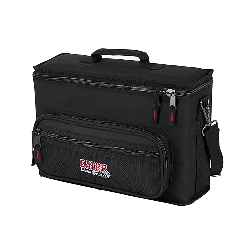 Gator Cases Padded Microphone Carry Bag, Holds (5) Wireless Microphone Systems, (GM-5W)