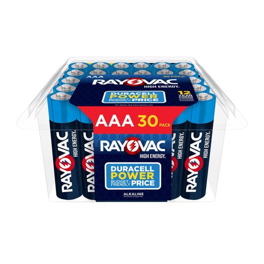 Rayovac AAA Batteries, Triple A Battery Alkaline, 30 Count