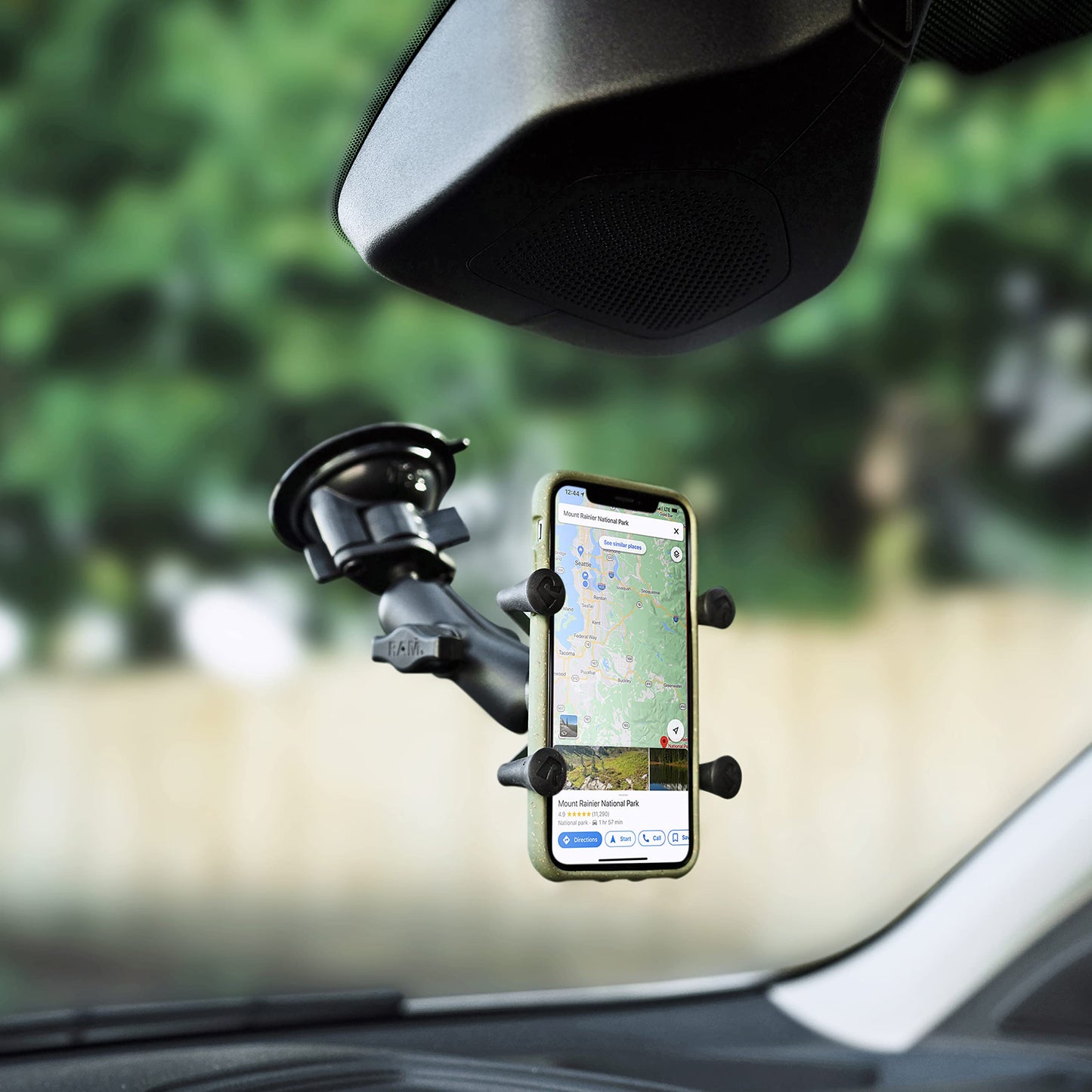 RAM MOUNTS X-Grip Universal Smartphone Holder Cradle - B Size 1" Ball (RAM-HOL-UN7BU)