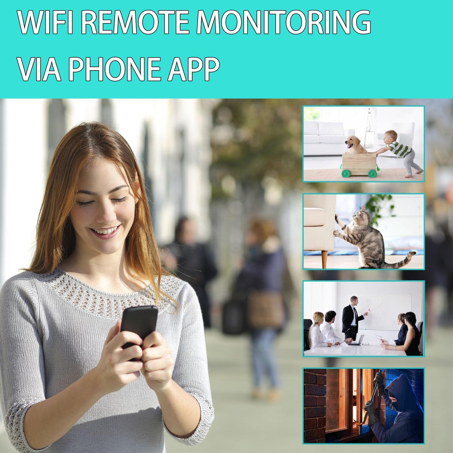 ZHOLIRNI Security Camera Charger ?1080P Indoor Surveillance Camera with Night Vision and Motion Detection?USB Charger Camera for Indoor Home,Business