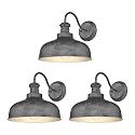 Outdoor Farmhouse Barn Light, Outside Wall Sconce, Weather Resistant Anti-Rust Farmhouse Exterior Wall Light, Outdoor Lantern Lamp for Porch, Garage
