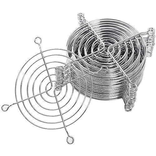 uxcell 90mm/3.6" Metal Fan Grill Fan Guard Protective Case - 15pcs