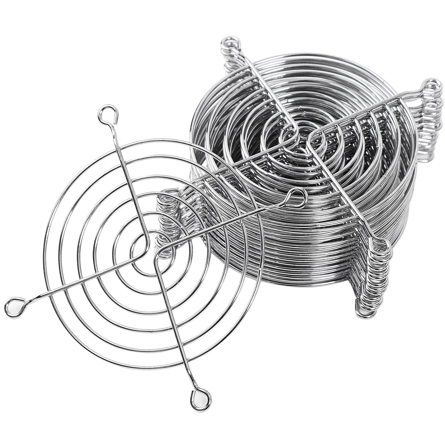 uxcell 90mm/3.6" Metal Fan Grill Fan Guard Protective Case - 15pcs