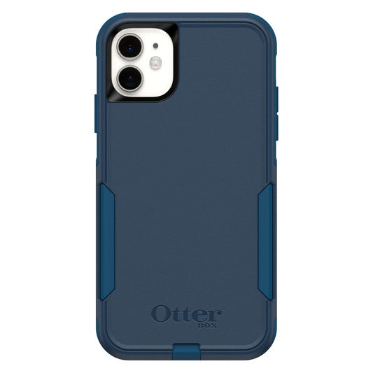OtterBox iPhone 11 Commuter Series Case - Bespoke Way (Blazer Blue/Stormy SEAS Blue), Slim & Tough, Pocket-Friendly, with Port Protection