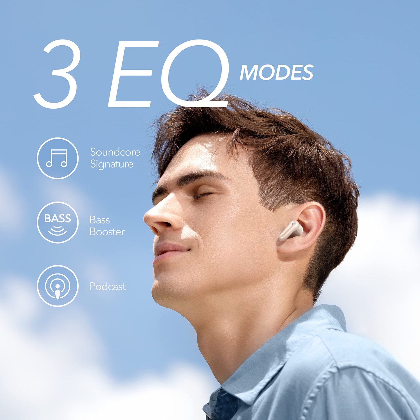 Soundcore by Anker Life P2 Mini True Wireless Earbuds, 10mm Drivers with Big Bass, Custom EQ, Bluetooth 5.2, 32H Playtime, USB-C for Fast Charging