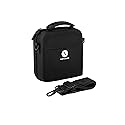 Xenage Binocular Case with Heavy-Duty Water-Resistant Hard EVA Cover (7x7x2.5”) Carry Handle, and Carrying Strap for Hiking, Hunting, Backpacking