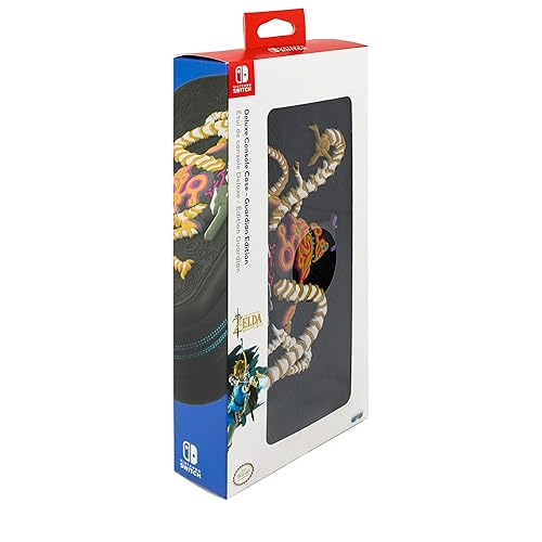PDP Gaming Zelda Guardian Deluxe Slim Travel Case For Console, Up To 5 Games: Zelda - Nintendo Switch
