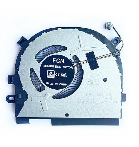 Fleshy Leaf CPU Cooling Fan Replacement for Lenovo IdeaPad S340-15API C340-15IWL FLEX-15IWL Series DFS2001059P0T DC28000MZF0 FLAF