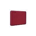 Toshiba Canvio Advance 2TB Portable External Hard Drive USB 3.0, Red - HDTCA20XR3AA